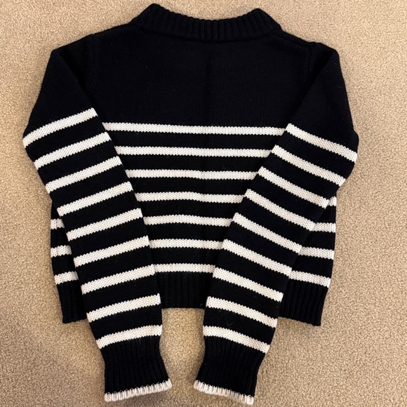 La Ligne Mini Marin Sweater Black Cream Stripe - Picture 9 of 9